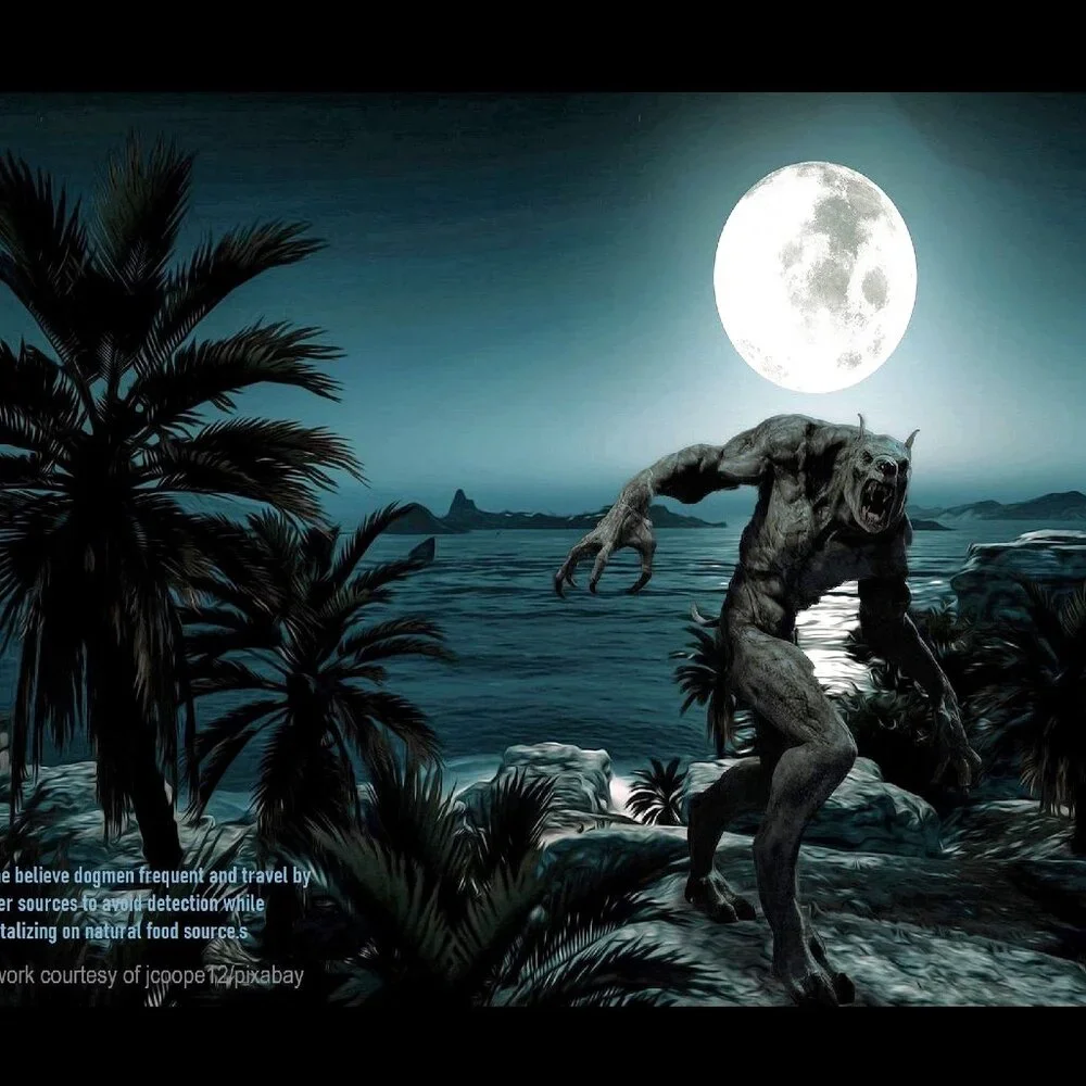 Dogman Calendar 2027 Werewolf Rougarou Wolfman Cryptid Paranormal Calendar